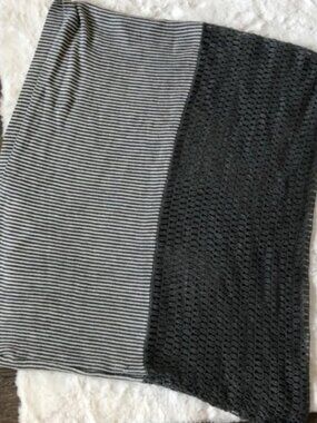 Kendall and Kylie X Pacsun | Gray Lightweight Multi Texture Infinity Scarf